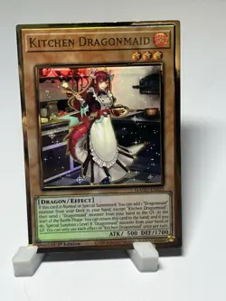 YuGiOh Kitchen Dragonmaid MAGO-EN022 Premium Gold Rare 1st Edition NM - Image 1