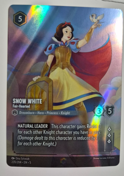 Disney Lorcana Shimmering Skies Enchanted Snow White Fair Hearted NM Rare - Image 2