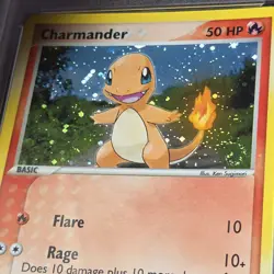 PSA 9 Mint - Charmander 113/112 2004 Fire Red Leaf Green Holo SWIRL Pokemon Card - Image 5