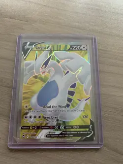 Pokemon Card TCG Lugia v Silver Tempest 185/195 Holo Ultra Rare - Image 1
