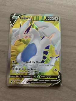 Pokemon Card TCG Lugia v Silver Tempest 185/195 Holo Ultra Rare - Image 2
