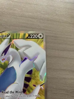 Pokemon Card TCG Lugia v Silver Tempest 185/195 Holo Ultra Rare - Image 4