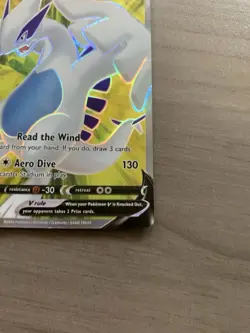 Pokemon Card TCG Lugia v Silver Tempest 185/195 Holo Ultra Rare - Image 5