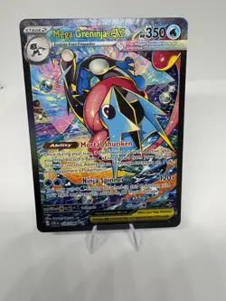 Mega Greninja Ex 116/086 SIR English Pokemon TCG Chaos Rising MINT - Image 1