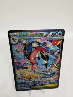 Mega Greninja Ex 116/086 SIR English Pokemon TCG Chaos Rising MINT - Image 2