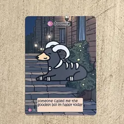 Doomie Pokiebubies V2 1st Edition Fan Art 118 Chef Ken Lee Pokemon Houndoom - Image 1