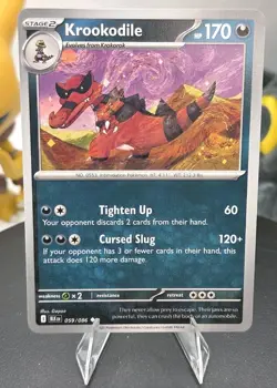 Krookodile 059/086 Sv: Black Bolt Regular - Free Shipping - NM - Pokemon - Image 1