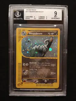 Pokemon Houndoom Skyridge Holo ENG 🇬🇧 BGS 9 MINT H11/H32 - Image 1