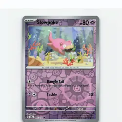 Slowpoke 57/142 Common Stellar Crown Pokemon Reverse Holo Near Mint - Image 1