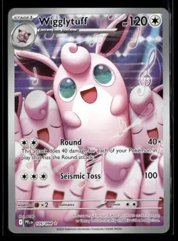 Wigglytuff 105/094 Illustration Rare Phantasmal Flames Pokemon NM/M - Image 1