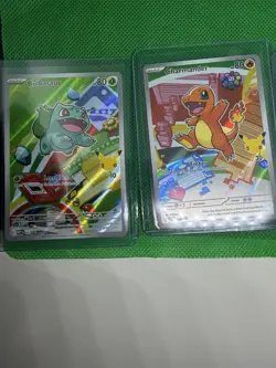 Pokemon First Partner Illustration Collection Series 1 - Kanto (Gen 1) Set NM - Image 2