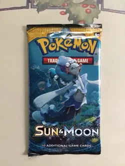 Pokemon TCG | Sun & Moon Bas Set | 1 Booster Pack | Art Cover Primarina | New - Image 1