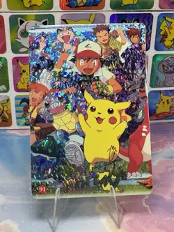 Pokemon Vintage Vending Machine Holo prism Nintendo 1998 Bandai Rare sticker - Image 2