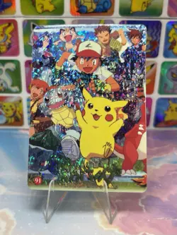 Pokemon Vintage Vending Machine Holo prism Nintendo 1998 Bandai Rare sticker - Image 3