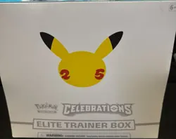 Pokemon Celebrations Elite Trainer Box English Pikachu Pokemon TCG Game - Image 1