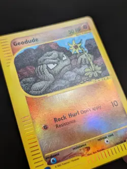 Pokemon TCG - Geodude 110/165 Expedition Rev Holo - EXC - Image 1