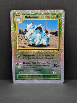 Nidorina 55/110 Legendary Collection Reverse Holo Rare Pokemon TCG fireworks HP - Image 1