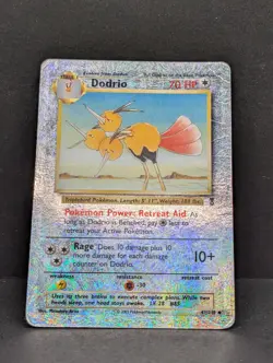Dodrio 41/110 Legendary Reverse Holo Rare Pokemon TCG fireworks HP - Image 3