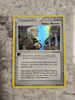 Holon Mentor 75/101 Dragon Frontiers Reverse Holo Pokemon Stamped MP - Image 1
