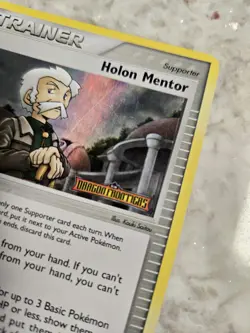Holon Mentor 75/101 Dragon Frontiers Reverse Holo Pokemon Stamped MP - Image 4