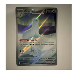 Pokemon Dewgong 097/094 Phantasmal Flames Illustration Rare Holo Stage 1 130 HP - Image 1