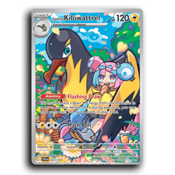 Iono's Kilowattrel 163/159 Illustration Rare Journey Together Pokemon NM - Image 1