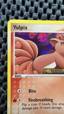 Pokemon Vulpix EX Emerald 72/106 Reverse Holo Common Basic 2005 - Image 3