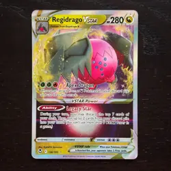 Regidrago VSTAR 136/195 Pokemon Silver Tempest Sword & Shield Ultra Rare Holo NM - Image 1