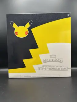 Pokemon Center TCG Celebrations ETB Elite Trainer Factory Sealed Box SMALL DENT - Image 1