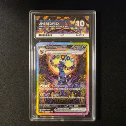 Pokemon TCG Umbreon EX Prismatic Evolutions SIR 161/131 ACE 10 - Image 1