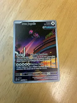 Iron Jugulis Illustration Rare Holo Pokemon TCG 216/182 Paradox Rift 130 HP - Image 1