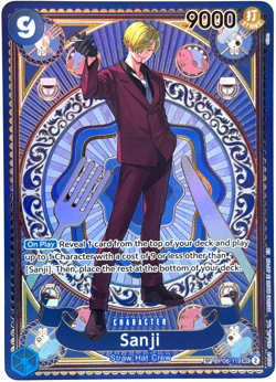 One Piece Sanji Fist of Divine Speed OP06-119 English Character SP - Image 1