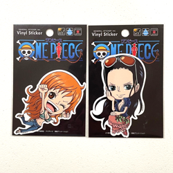 R040 Nico Robin & Nami 3" Vinyl Stickers Japanese One Piece Sealed 3" - Image 1