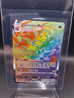 Pokemon Card - Eternatus VMAX Darkness Ablaze 192/189 Secret Rare Holo - Image 1
