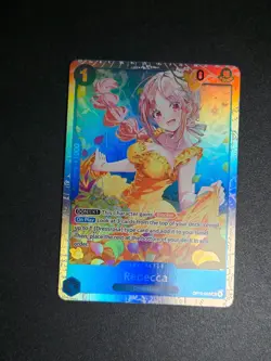 Op15-053 Rebecca SR One Piece Card Game TCG NM English - Image 1