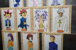 Yu-Gi-Oh Amada Character Profile Cards Set of 10 Vintage Anime Yugi Kaiba Joey - Image 4