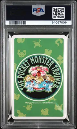 1996 POKEMON GREEN VERSION PLAYING CARDS 4 OF HEARTS #144A ARTICUNO PSA 10 - Image 2