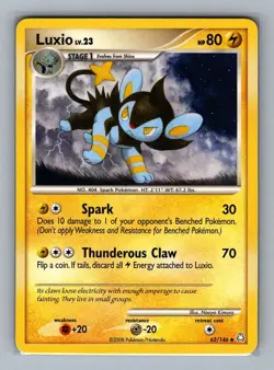Luxio #62/146 Legends Awakened Vintage Pokemon Card - NM - Image 2