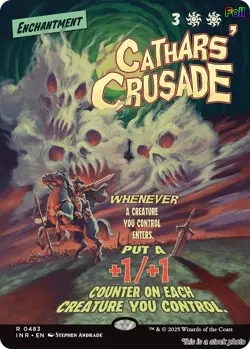 Cathars' Crusade (Showcase) [INR - 483] - NM [Foil] TCG MTG - Image 1