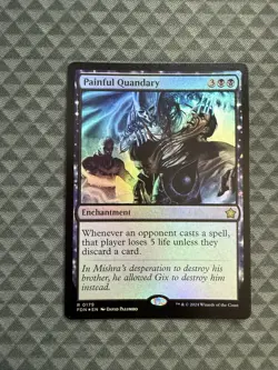 MTG Painful Quandary #0179 Foil Rare Foundations (FDN) - Image 1