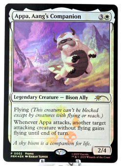 MTG Appa, Aang’s Companion FOIL PROMO P 0002 Avatar Last Airbender Art Rare - Image 1
