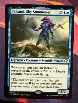 Talrand,Sky Summoner Magic the Gathering C20 125/322 R RARE - Image 1