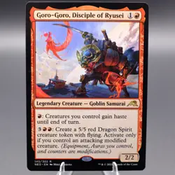 Goro-Goro, Disciple of Ryusei Normal 145 NEO Kamigawa: Neon Dynasty NM MTG - Image 1