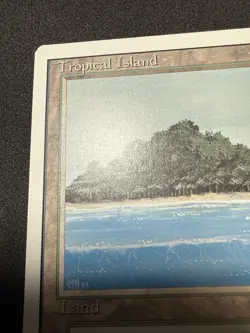 Magic the Gathering Tropical Island Land Revised Edition NM/LP - Image 3