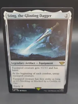 MTG The Lord of the Rings Tales of Middle-Earth Sting, the Glinting Dagger 0250 - Image 1