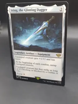 MTG The Lord of the Rings Tales of Middle-Earth Sting, the Glinting Dagger 0250 - Image 3