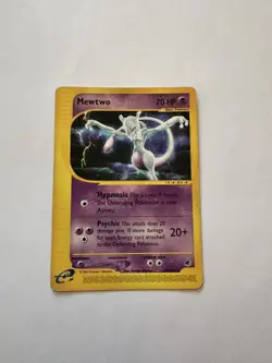 Pokemon Mewtwo Expedition Base Set Non-Holo Rare Card 56/165 WOTC HP - Image 1