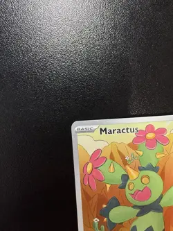 Pokemon Cards Maractus 093/086 Black Bolt Scarlet & Violet Illustration Rare - Image 3