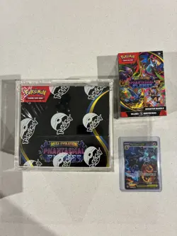 Pokemon Phantasmal Flames Booster Box and Bundle + Mega Charizard X ex 125/094 - Image 2
