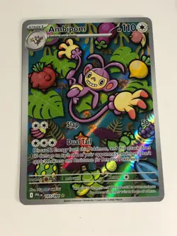 Pokemon TCG Phantasmal Flames Alt Art Ambipom 107/094 Near Mint - Image 1